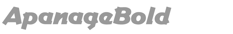 ApanageBold