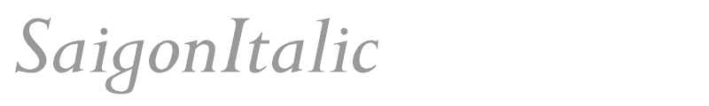 SaigonItalic