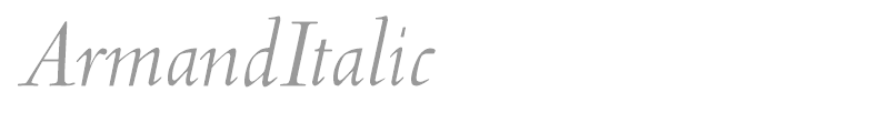 ArmandItalic