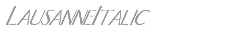 LausanneItalic