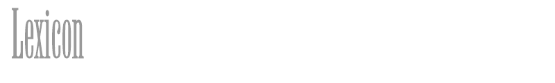 Lexicon