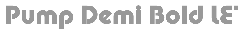 Pump Demi Bold LET