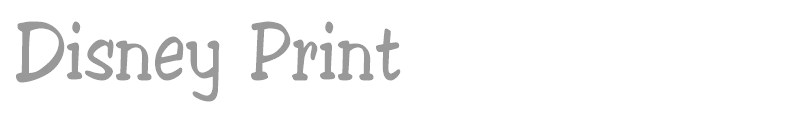 Disney Print