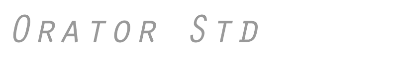 Orator Std