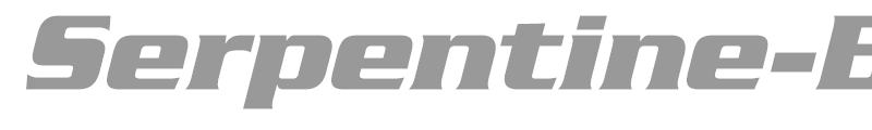 Serpentine-BoldOblique