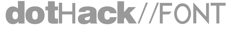 dotHack//FONT