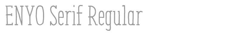ENYO Serif Light