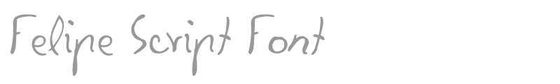Felipe Script Font