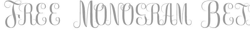 Free Monogram Beta