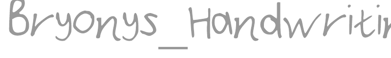 Bryonys_Handwriting_Thin