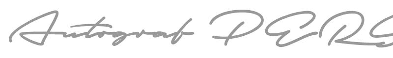 Autograf PERSONAL USE ONLY