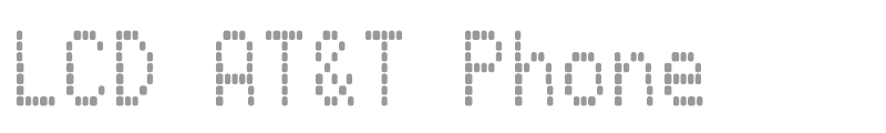 LCD AT&T Phone