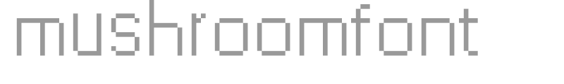 mushroomfont