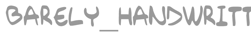 Barely_Handwritten