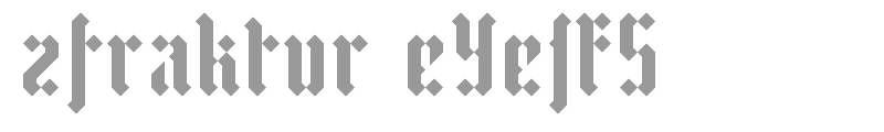zfraktur eYe/FS