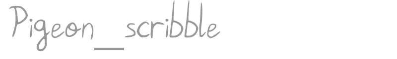 Pigeon_scribble