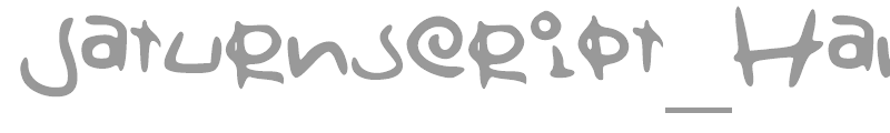 Saturnscript_Handwritten