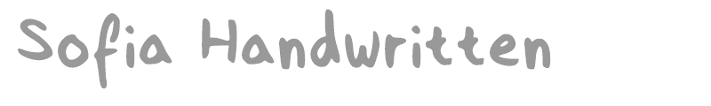 Sofia Handwritten