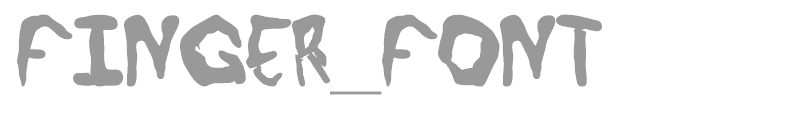 Finger_font