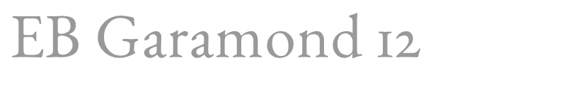EB Garamond SC 12