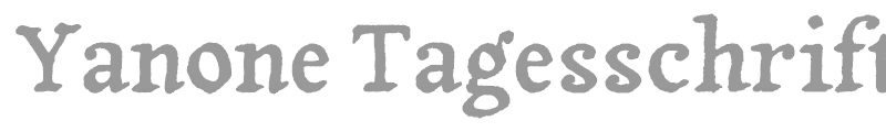 Yanone Tagesschrift
