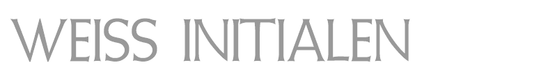 Weiss Initialen