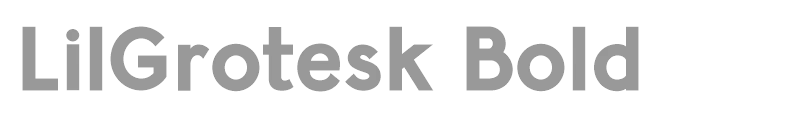 LilGrotesk