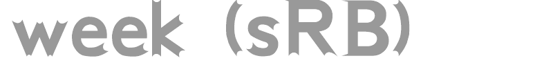 week (sRB)