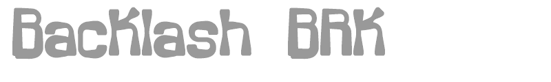 Backlash (BRK)