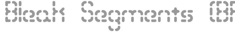 Bleak Segments (BRK)