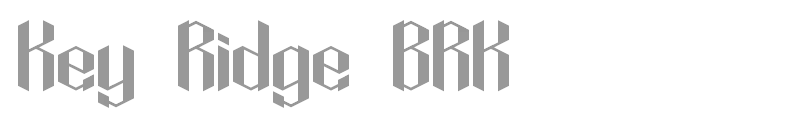 Key Ridge BRK