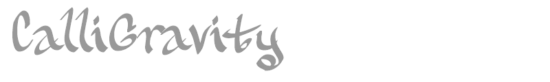 CalliGravity