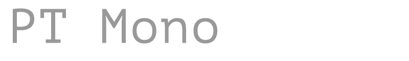 PT Mono