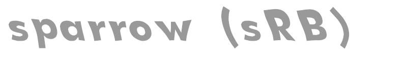 sparrow (sRB)