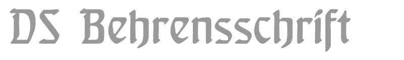 DS Behrensschrift
