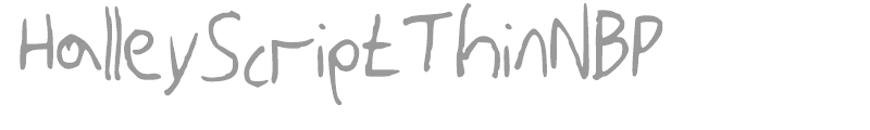 HalleyScriptThinNBP
