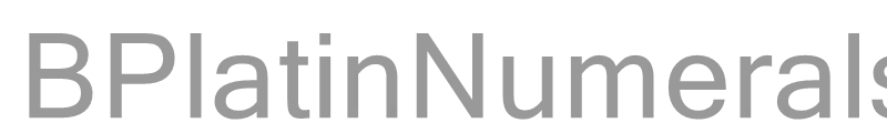 BPlatinNumerals