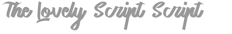 The Lovely Script