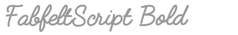 FabfeltScript Bold