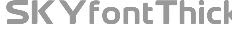 SKYfontThick