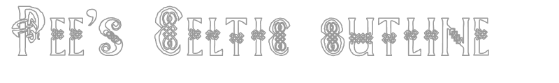 Pee's Celtic outline
