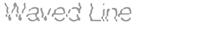 Waved Line