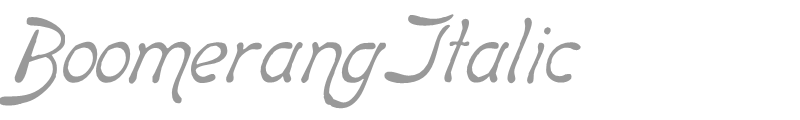 BoomerangItalic