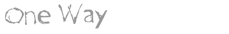 One Way
