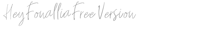Hey Fonallia