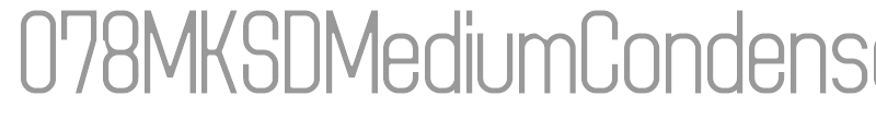 078MKSDMediumCondensed