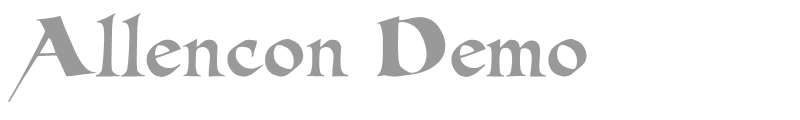 Allencon Demo