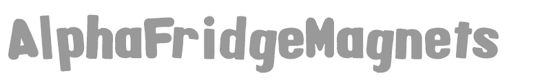 AlphaFridgeMagnets