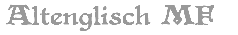 Altenglisch MF