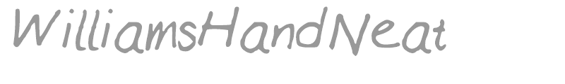 Williams Hand Neat